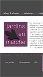 Mobile Screenshot of jardins-en-marche.fr