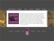 Tablet Screenshot of jardins-en-marche.fr